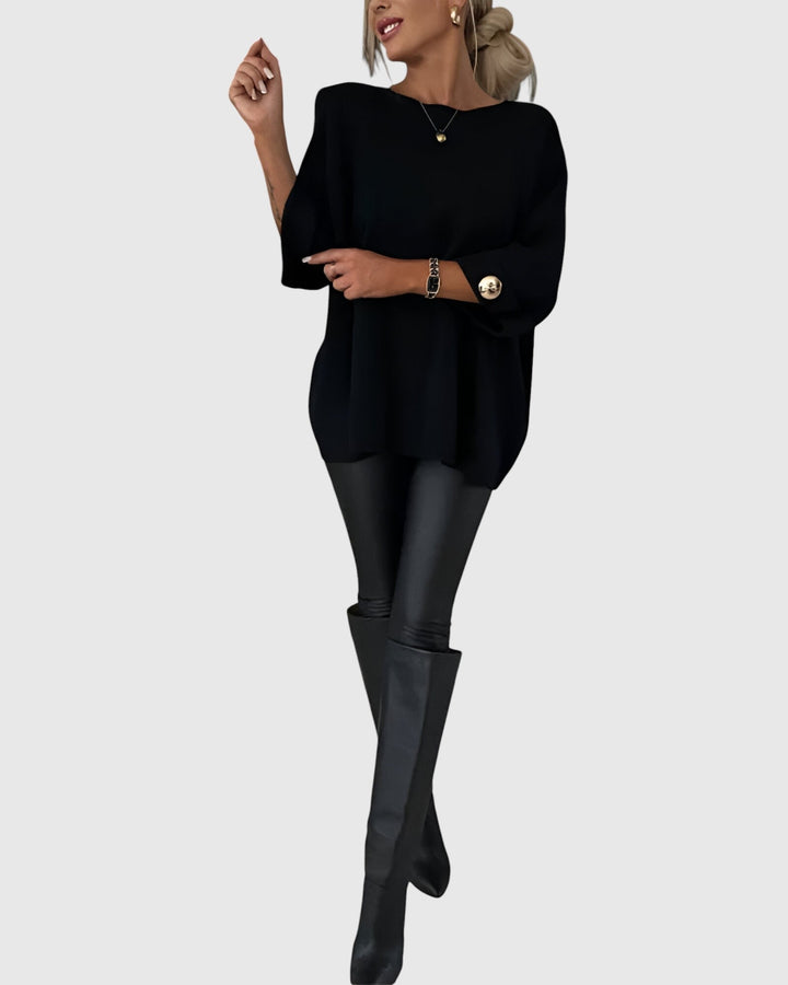 Janel - Elegáns mindennapi pulóver