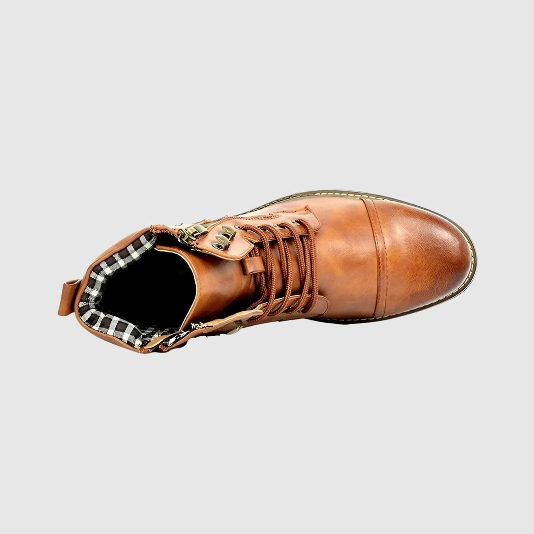 Norbert - Bőr cipők fűzős kivitelben