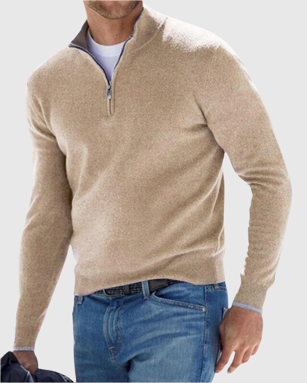 Ödön - Elegáns pulóver cipzárral