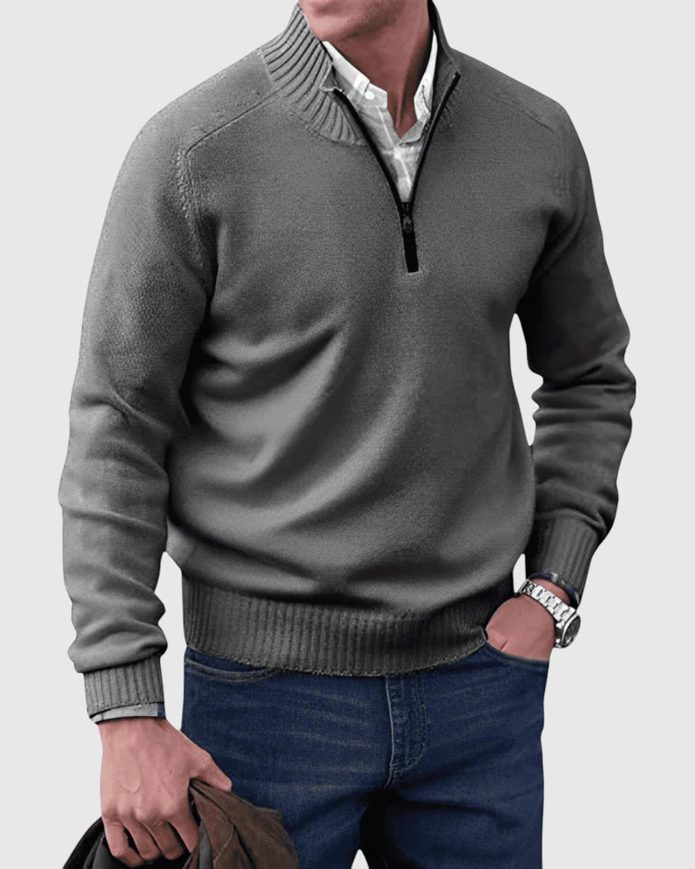 Pál - Cipzáros kardigán