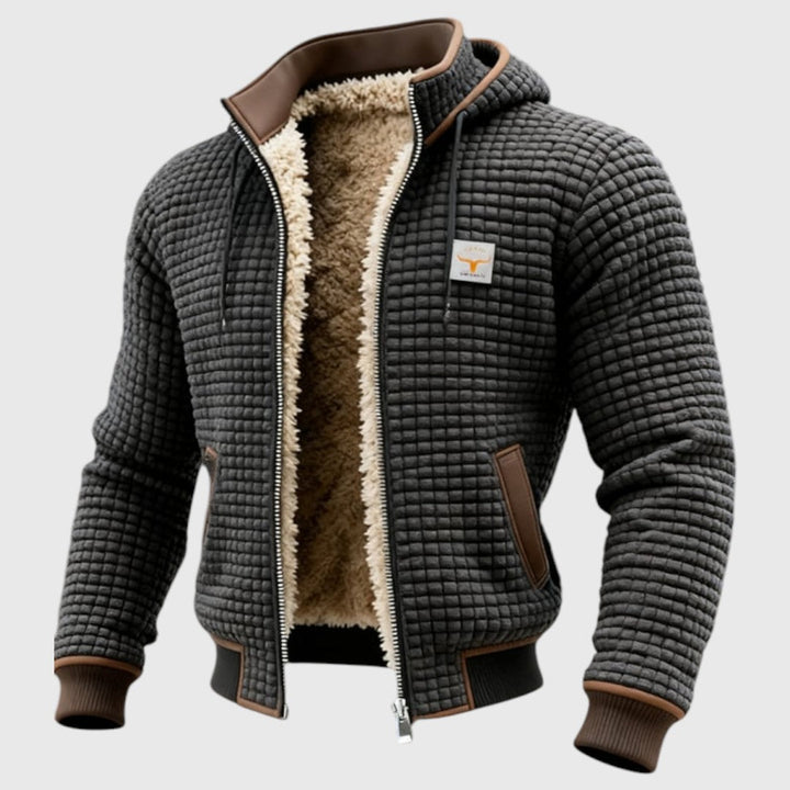 László - Retro dzseki kockás mintával