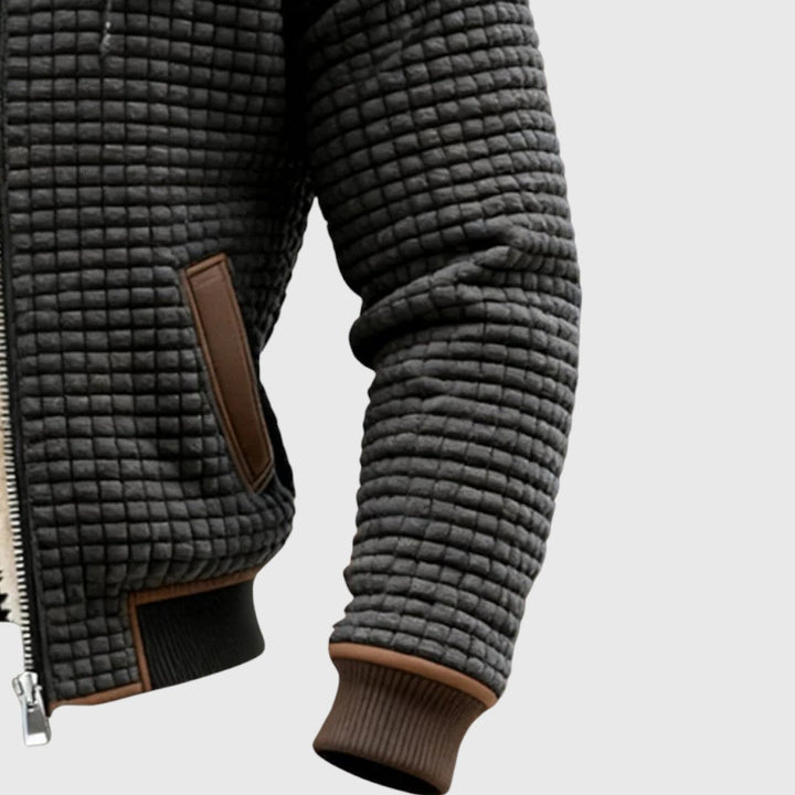 László - Retro dzseki kockás mintával