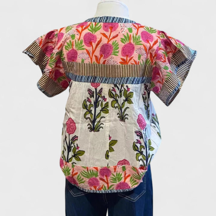 Uriela - Hímzett Boho Blúz