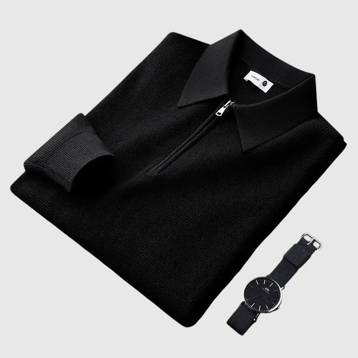 Ákos - Elegáns férfi pulóver cipzárral