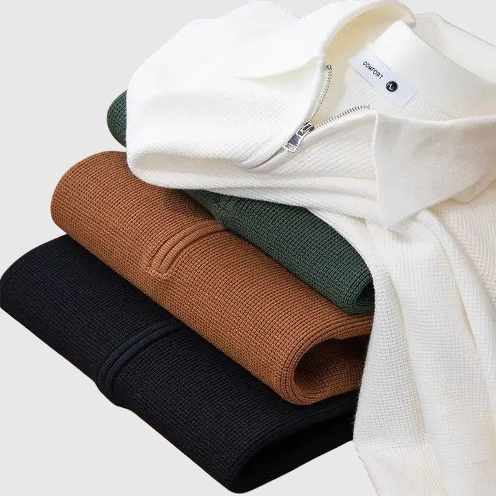 Ákos - Elegáns férfi pulóver cipzárral