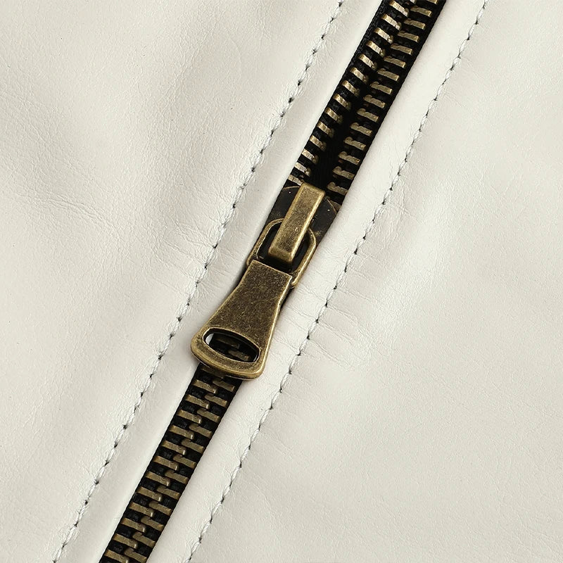 Yavor-bőrkabát karcsúsított szabással