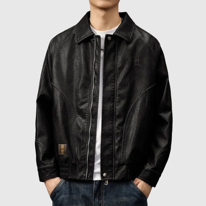 Živko-Széles bőrkabát