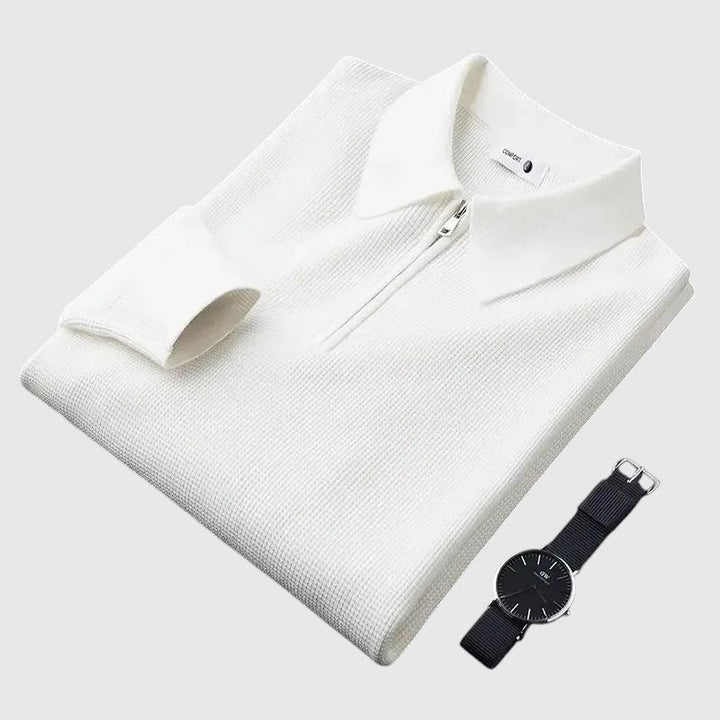 Ákos - Elegáns férfi pulóver cipzárral