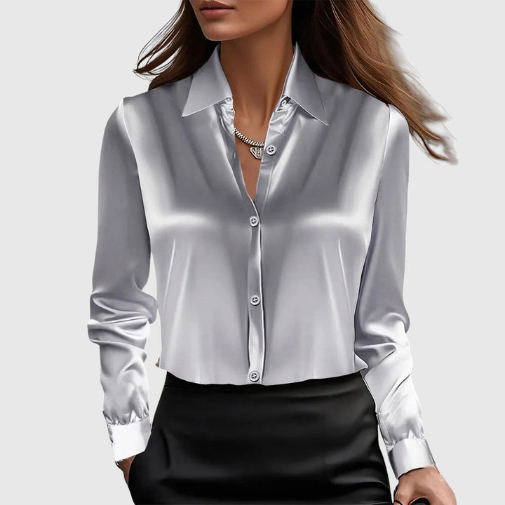 Lúcia – elegáns selyem ing