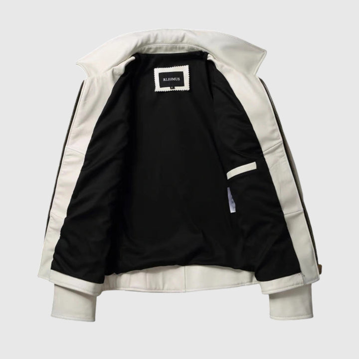 Yavor-bőrkabát karcsúsított szabással