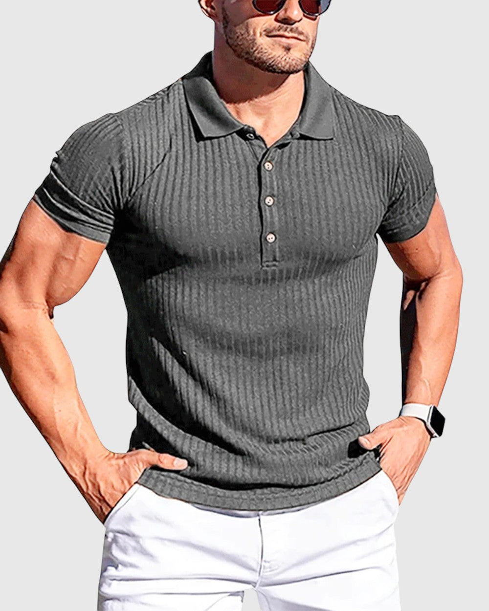 Henrik - Elegáns csíkos pólóing