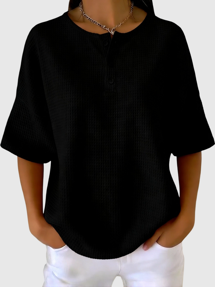 Casual Waffle Henry Galléros Pulóver