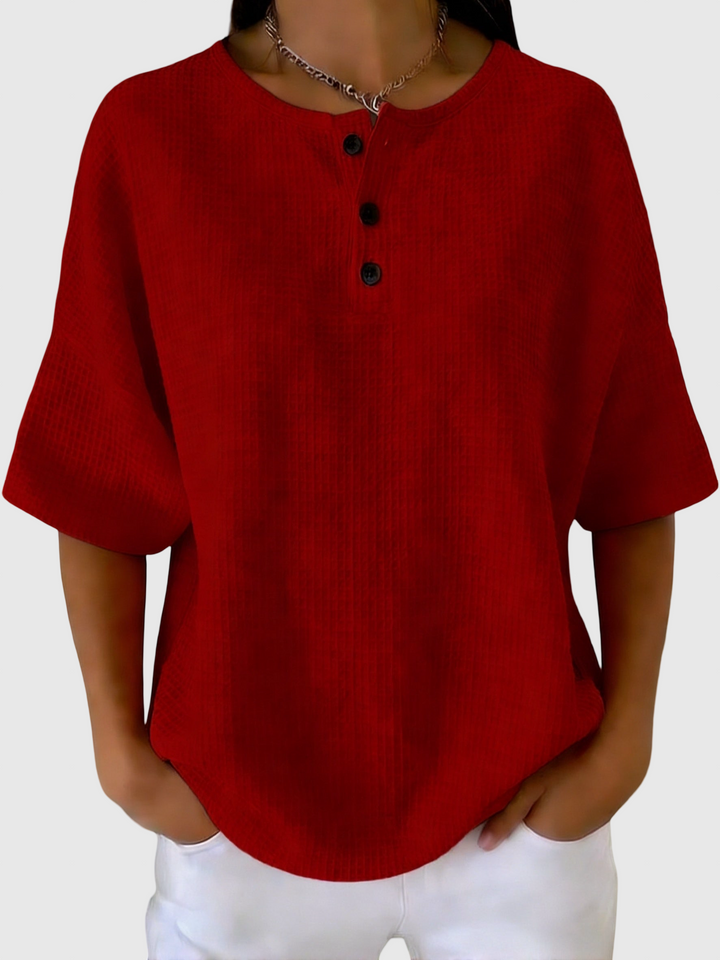 Casual Waffle Henry Galléros Pulóver