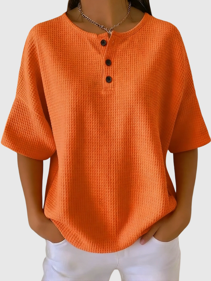 Casual Waffle Henry Galléros Pulóver